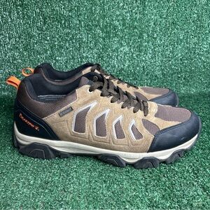 Bearpaw Granite WP Low Hiking Shoes Men’s Size 11 Brown Suede Trail Waterproof